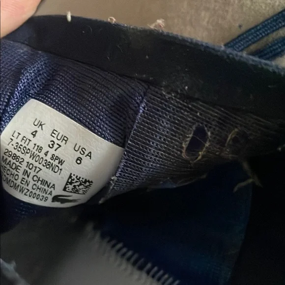 Lacoste Women's LT Fit 118 Sneaker - Size 6 - Picture 10 of 11